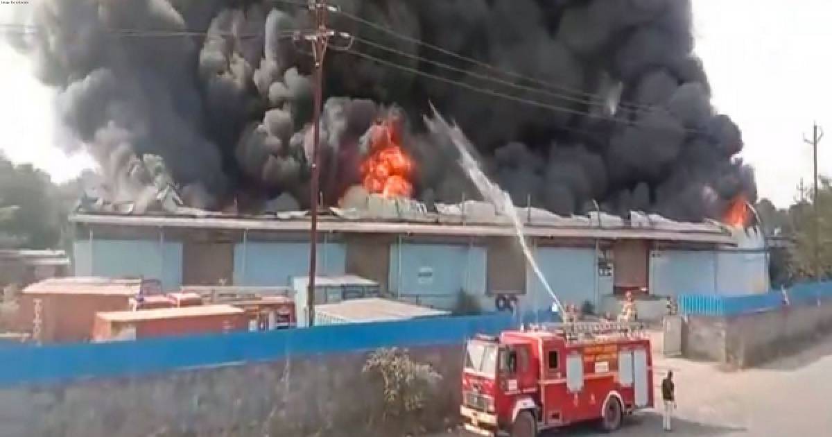 Maharashtra: Massive fire breaks out at warehouse in Uran, dousing operation underway